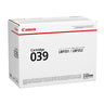 Toner Canon 039 Preto 0287C001 11000 Pág.