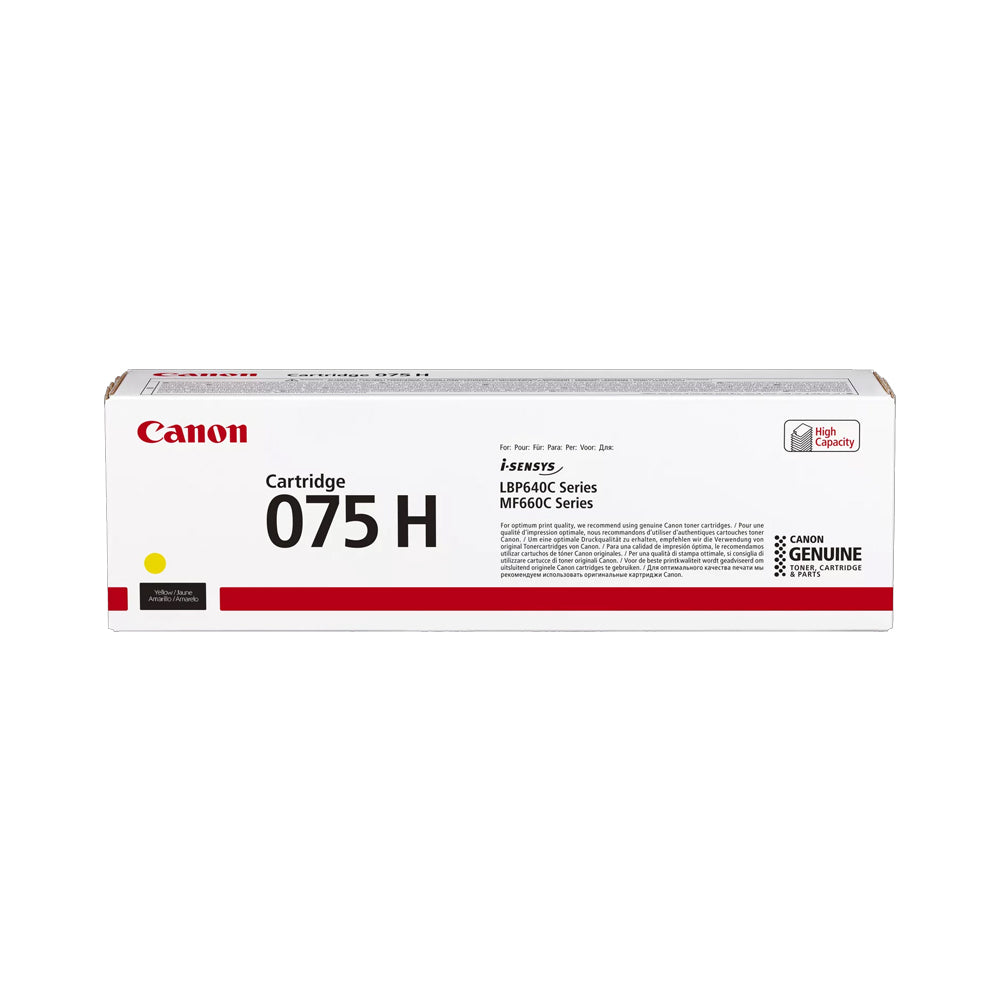 Toner Canon 075H Amarelo 6366C002 2500 Pág.