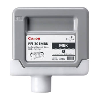 Tinteiro Canon PFI-301 Preto Matte 330ml