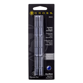 Cartucho Tinta Cross Azul Escuro/Preto 1 Und