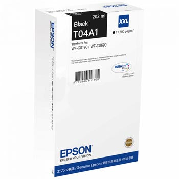 Tinteiro Epson T04A1 Preto C13T04A140 XXL 11500 Pág.