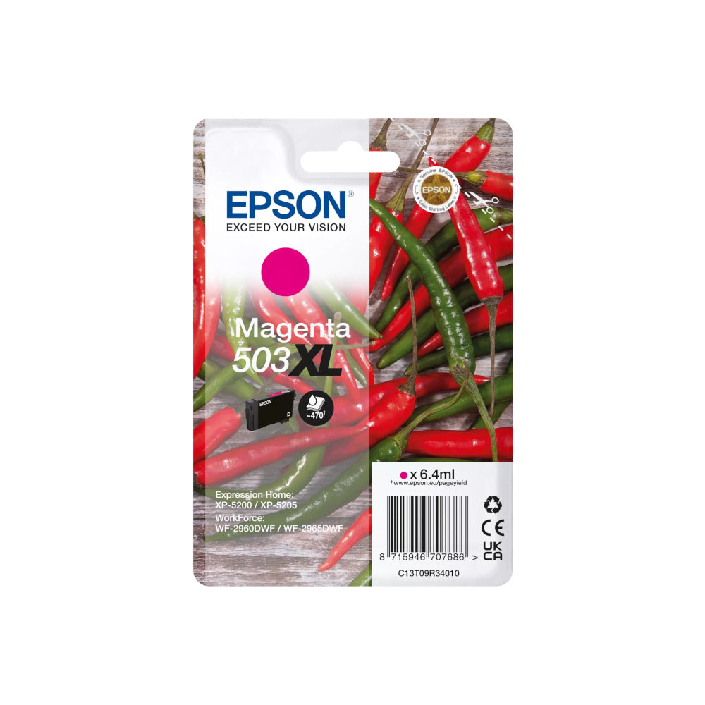 Tinteiro Epson 503XL (C,M,Y) 6,4ml