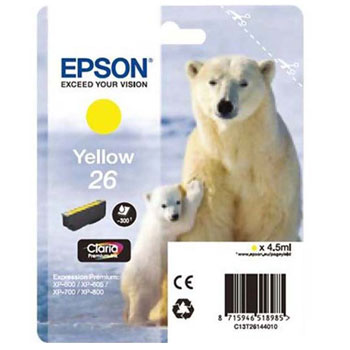 Tinteiro Epson 26 (C,M,Y) 4,5ml