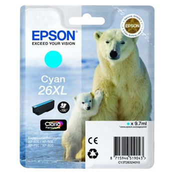 Tinteiro Epson 26XL (C,M,Y) 9,7ml