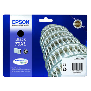 Tinteiro Epson 79XL Preto C13T79014010 41,8ml 2600 Pág.