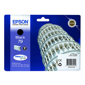 Tinteiro Epson 79 Preto C13T79114010 14,4ml 900 Pág.
