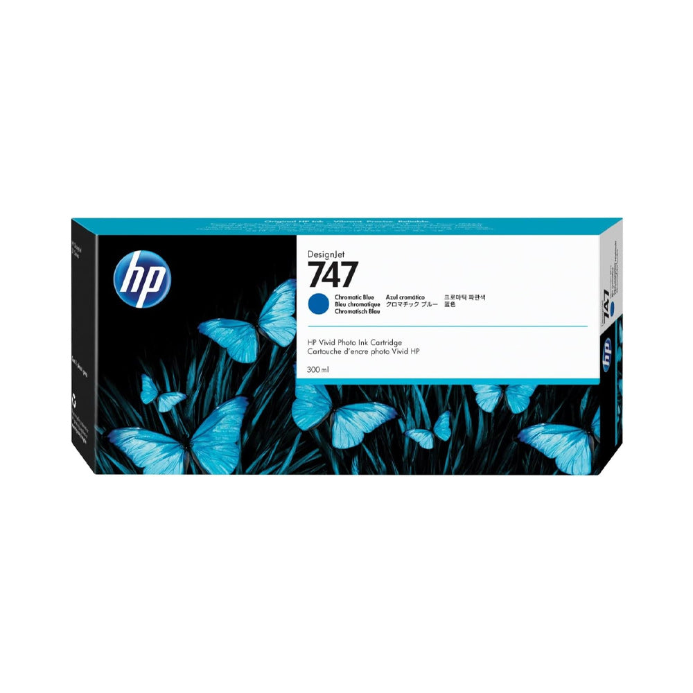 Tinteiro HP DesignJet 747 Azul Cromatico 300ml