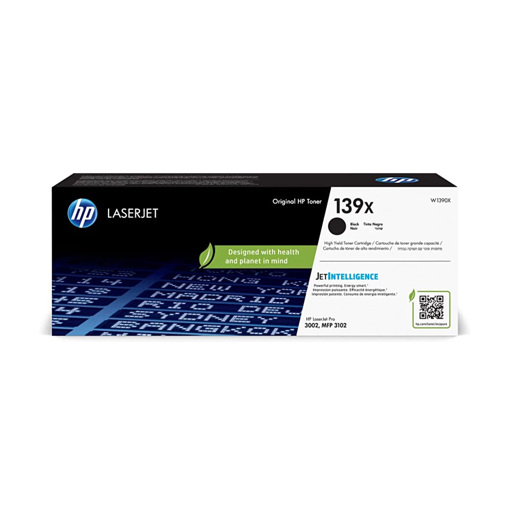 Toner HP 139X Preto W1390X 4000 Pág.
