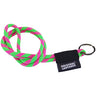 Fita Multiusos Pescoço Tube Long Verde/Rosa ø8x47cm