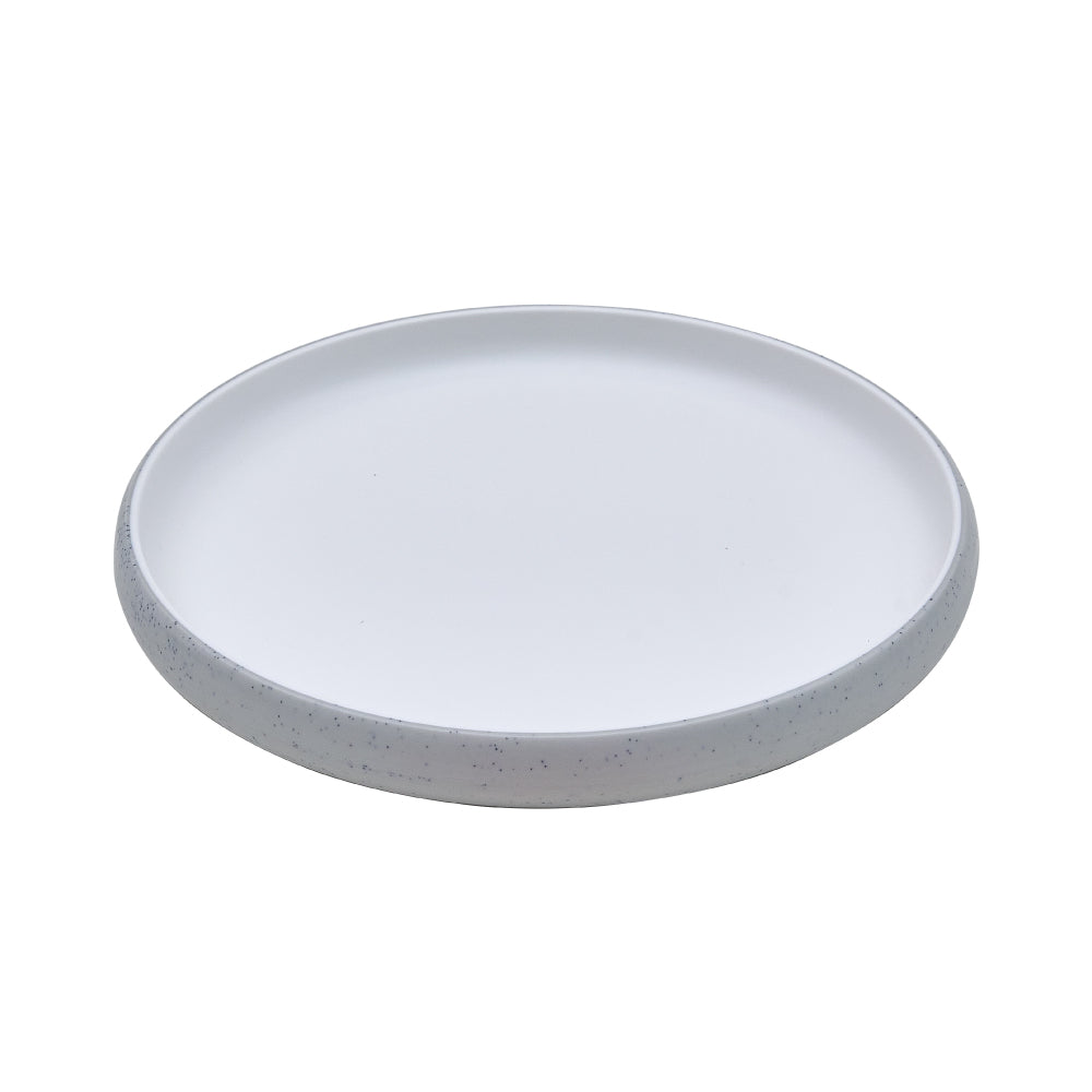 Prato 22x2.5cm Melamina Redondo MICHELIN GREY/WHITE 1un