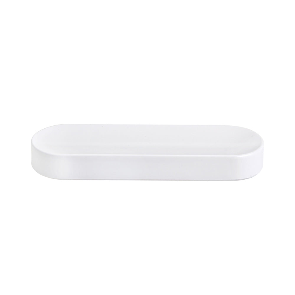 Prato 25x8x3cm Melamina Oval ESSENTIA Branco 1un