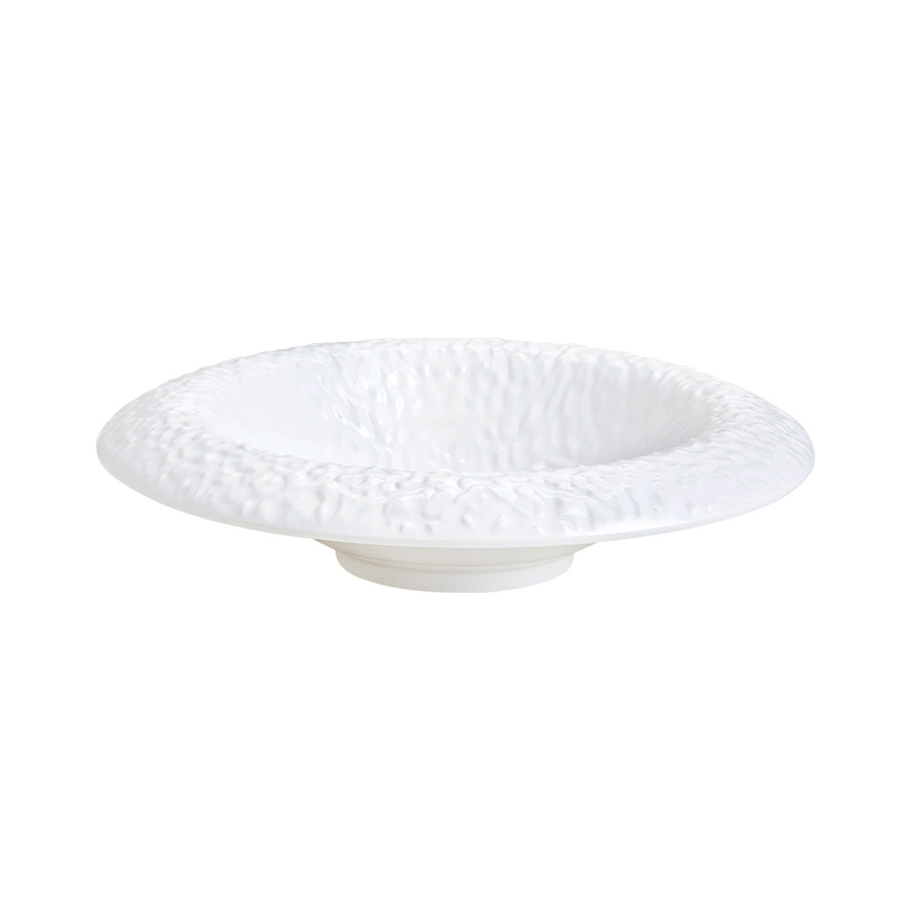 Prato 20.3x4.7cm Melamina Redondo ESSENTIA Branco 1un