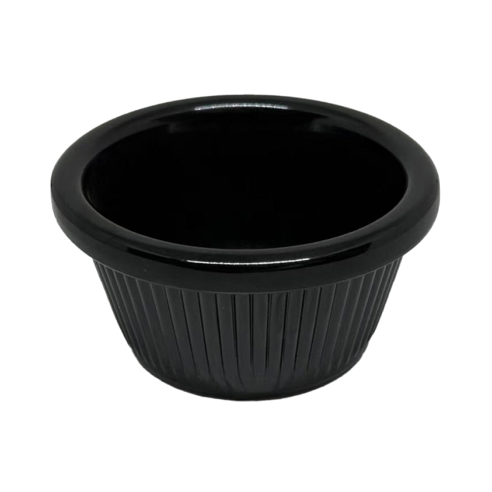 Ramequim 08.55x4.5cm 110ml Melamina ESSENTIA Preto 1un