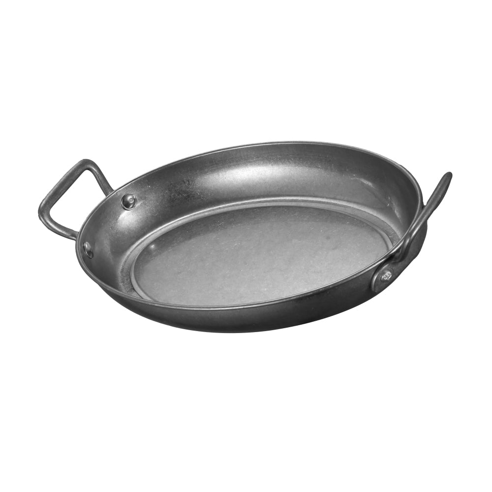 Travessa 18x12.5x3cm Asa Dupla Oval Liso ACERO INOx 1un