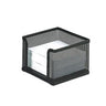 Base Porta Blocos Notas Rede Metálica Preto